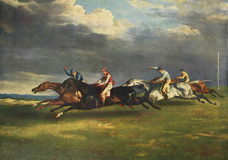 The 1821 Derby at Epsom, Theodore Gericault